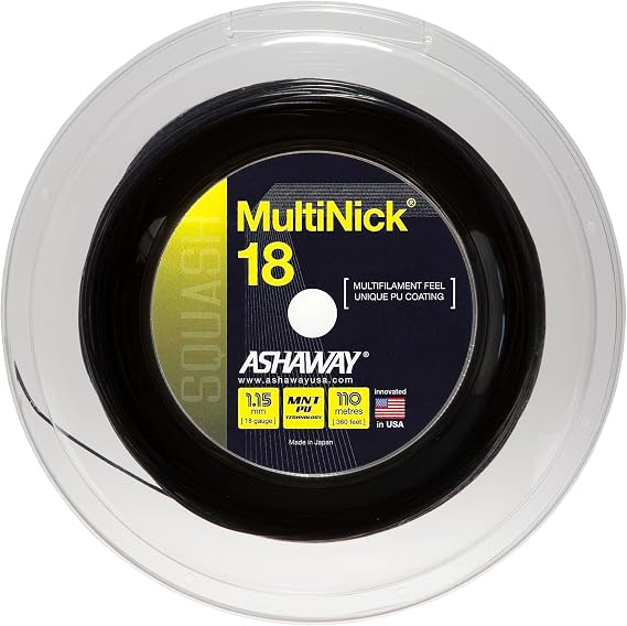 Ashaway 18 Gauge Squash String with MultiNick Technology