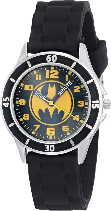 Accutime Kids Batman Analog Quartz Watch for Boys, Girls & Adults All Ages