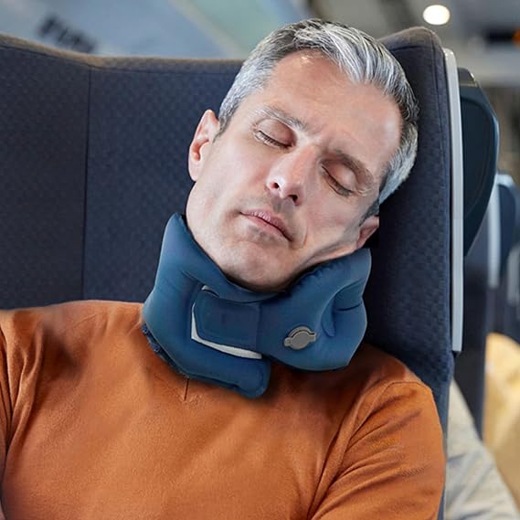 Inflatable Neck Pillow Airplane, Inflatable Travel Pillows For Airplanes