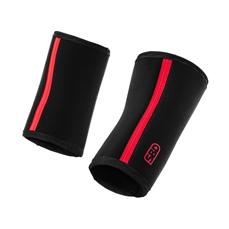 SBD Elbow Sleeves Maximum Support & Compression with Full Mobility Strength Training & Powerlifting, Made in Great Britain