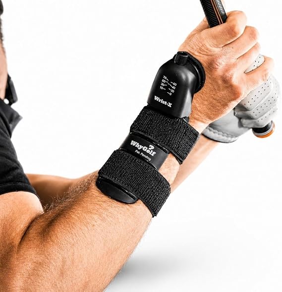WHYGOLF Wrist-X Swing Trainer, Golf Training Aid, Adjustable Wrist Hinge