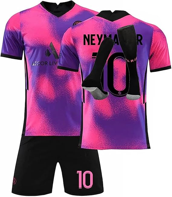 Boy's Football Kits for Kids 25/26 Custom Football Jersey Outdoors Soccer Team Training Uniform Kit Boys Girls Youth Adult Sport Fan Jersey
