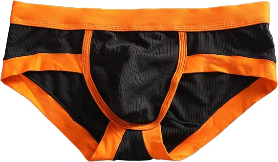 Men's Sexy Big Pouch Briefs Thong Low Rise Stretch Pouch Bikini Under Panties Enhancing Underwear Underpanties