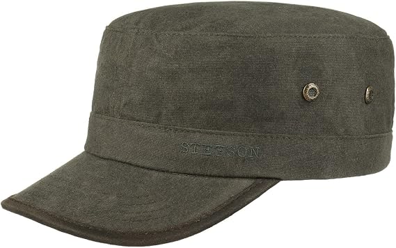 Stetson Delave Organic Cotton Docker Cap Men Made in EU UV Protection 40+ Plain Spring Summer