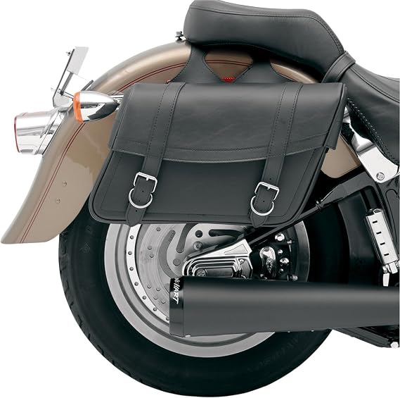 Saddlemen X021-02-042 Jumbo Plain Highwayman Slant-Style Saddlebag