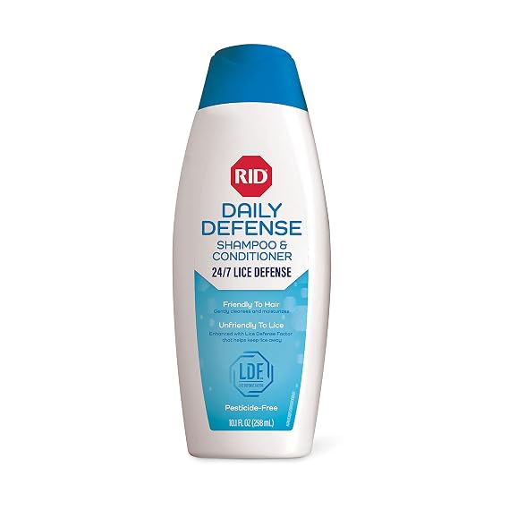 RID Daily Defense Lice Shampoo & Conditioner, 24/7 Lice Defense