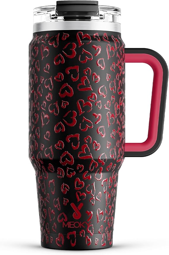 Meoky 32 oz Tumbler with Handle (BKL)