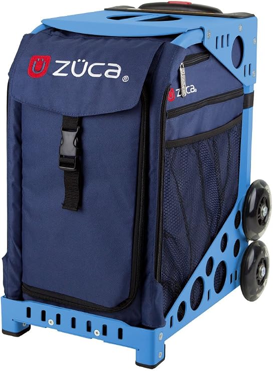 Zuca Bag Midnight Insert & Blue Frame w/Flashing Wheels