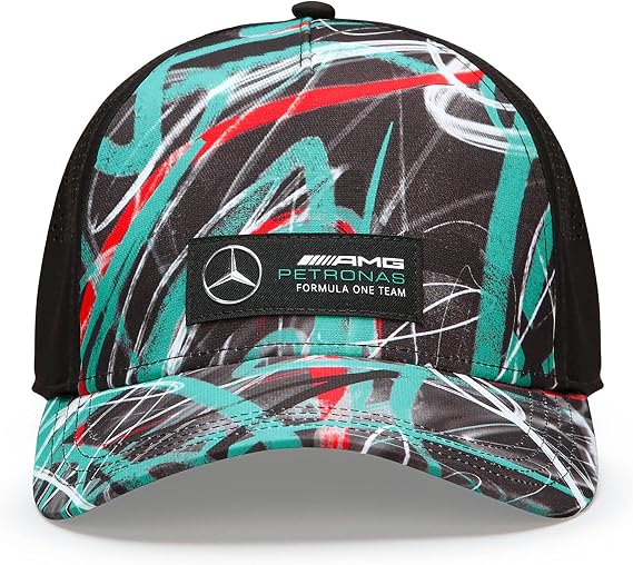 Mercedes AMG Petronas Formula One Team - Official Formula 1 Merchandise - Graffiti Cap - Multicolor - One Size