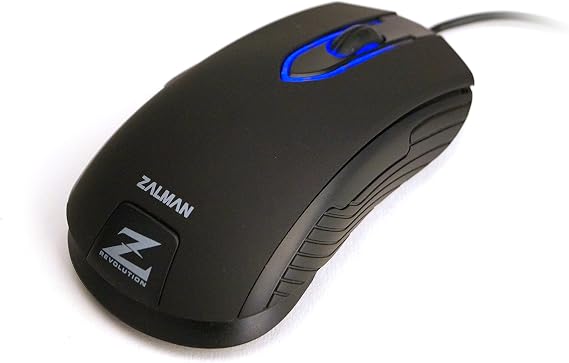 Zalman LED Gaming Optical Mouse with 1000DPI (ZM-M201R),Black