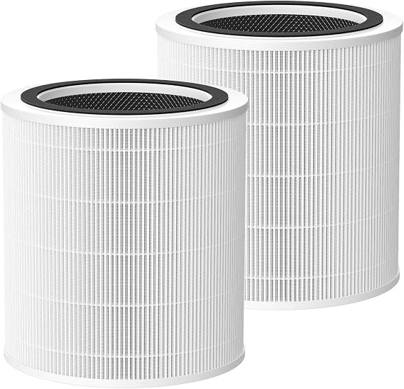 Core 400S Replacement Filter for LEVOIT Core 400S Smart Air Purifi-er, 3-IN-1 H13 True HEPA and Activated Carbon Filter, Compared to Part# Core 400S-RF(LRF-C401S-P-WUS), White (2 Pack)