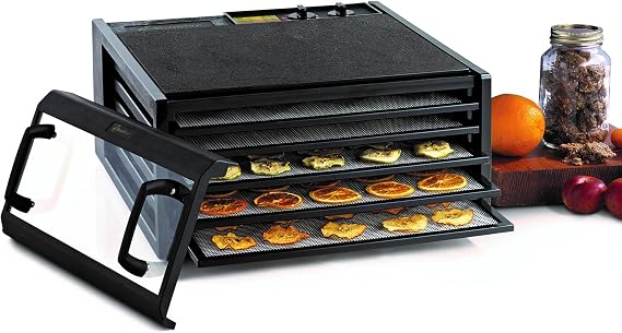 Excalibur 3526TCDB 5-Tray Electric Food Dehydrator, Black (Discontinued