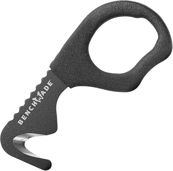 Benchmade 7 Hook, Black Steel Handle, 440C Steel Blade (7 BLKW) | Rescue use