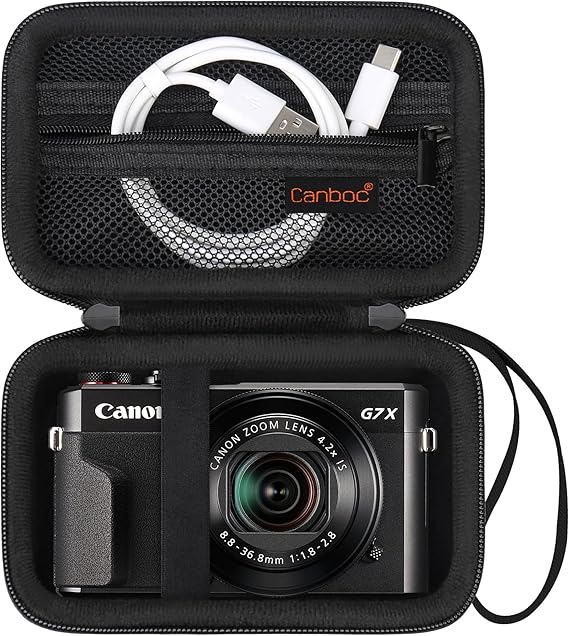 Canboc Case for Canon PowerShot G7X Mark III/ G7X Mark II Digital Camera
