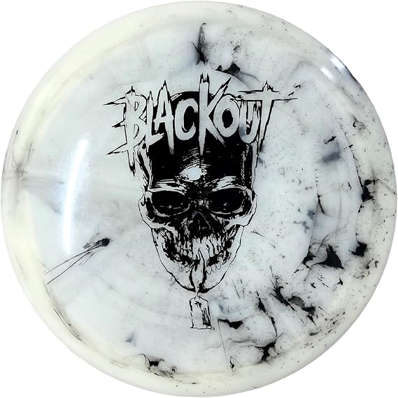 Blackout Disc Golf Fairway Driver | Semi-Glow Plastic | Precision Control with Ease
