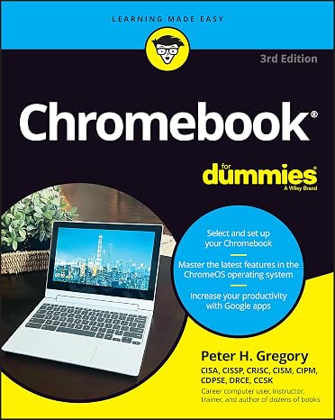 Chromebook For Dummies (For Dummies (Computer/Tech))