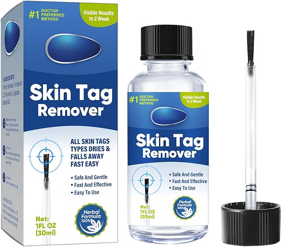 Skin Tag Removal Kit, Effective Wart Remover and Skin Tag Remover, 30ml