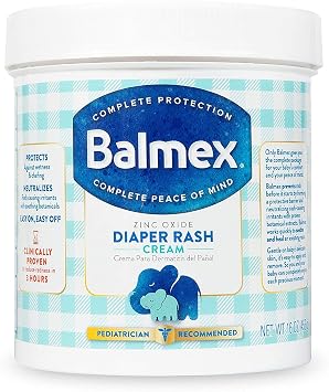 Balmex Diaper Rash Cream, 16 Oz Per Jar (2 Jars)