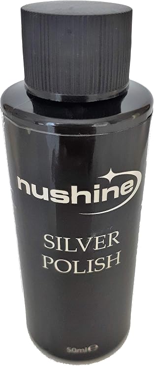 Nushine Silver Polish 1.7 Oz- ecofriendly Formula removes Heavy Tarnish effortlessly