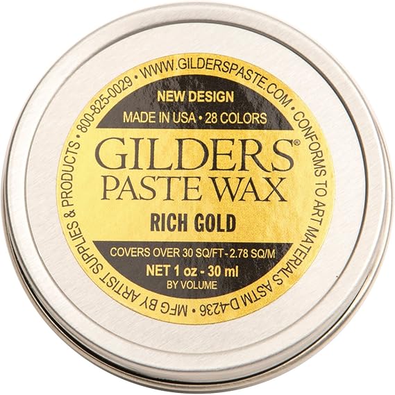 GP-RG27 Baroque Art Gilders Paste, 1 Ounce, Rich Gold