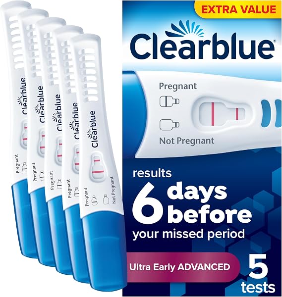Clearblue Ultra Early Advanced Pregnancy Test, 5