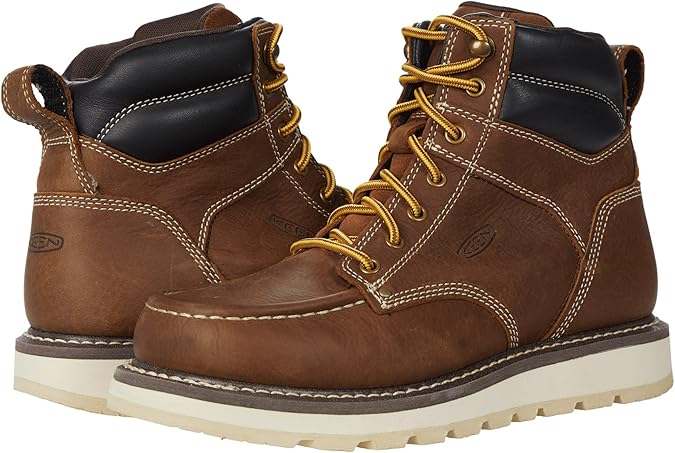 KEEN Utility Men's Cincinnati 6" Leather Soft Toe Work Boots