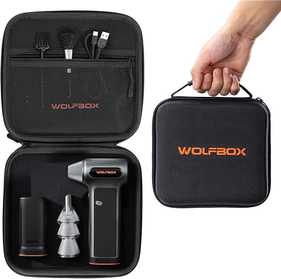 WOLFBOX MF200 Hard Carrying Case, Case Only, Device Not Included