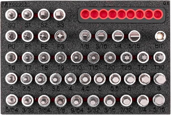 TEKTON 1/4 Inch Drive Bit Socket Set, 44-Piece | SHB90800