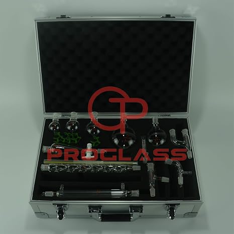 Primay Organic Chemistry Kit 14/20 Lab Glassware kit with Cabinet Box