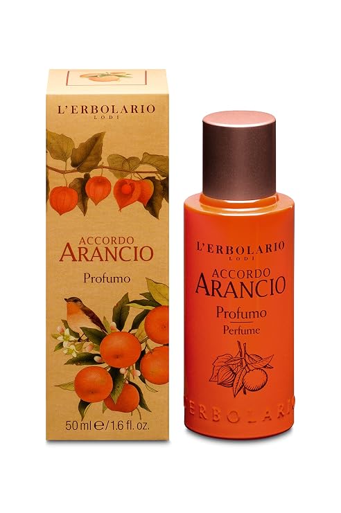 L'Erbolario Accordo Arancio - A Warmth And Vital Energy For Positive Well-Being - Awakens And Soothes Your Senses - An Original And Refined Unisex Scent - Citrus And Creamy - 1.6 Oz EDP Spray