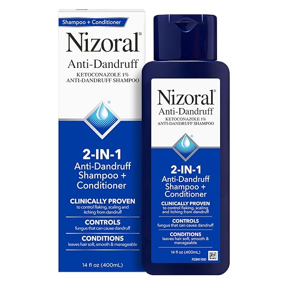 Nizoral 2-in-1 Anti Dandruff Shampoo and Conditioner, 14 Fl Oz