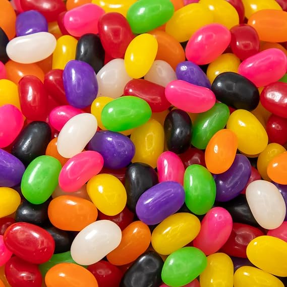 Jelly Beans, Chewy Candy, Assorted Flavors, 2 Lb Bag