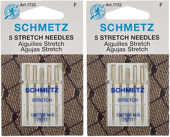 Euro-Notions Stretch Machine Needles Size 75/11, 5/Pkg (2 packs)