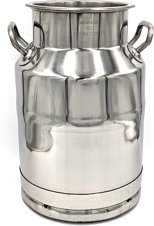 Stainless Steel Milk Can Totes (20 Ltr.)