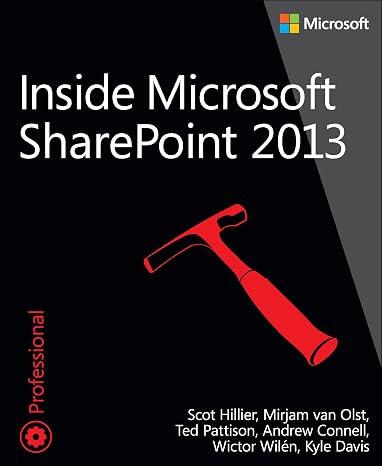 Inside Microsoft SharePoint 2013 (Developer Reference)