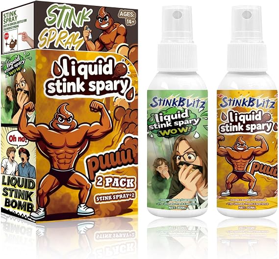 Fart Spray Prank, Extra Strong Stink Spray Prank, 30ml x 2