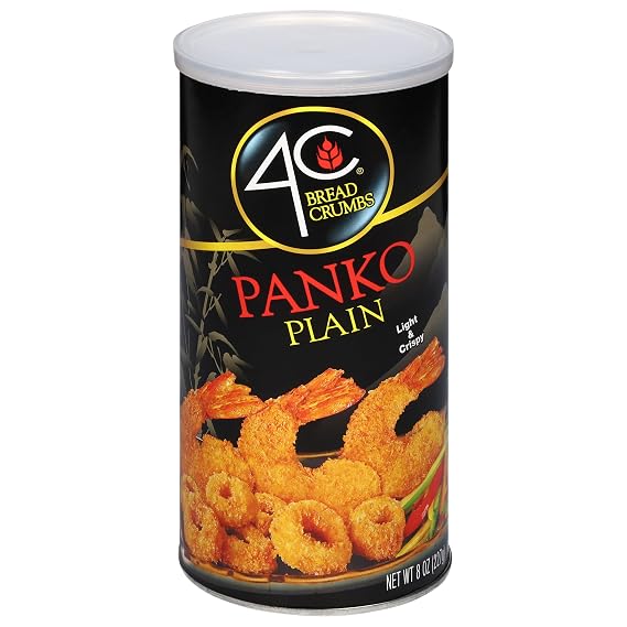 4C Premium Bread Crumbs, Panko Plain, 8 Ounce (Pack of 1)