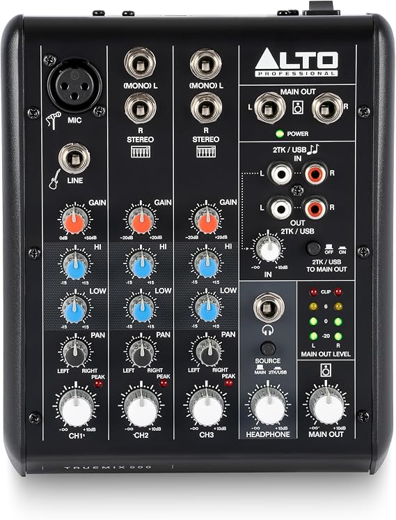 ALTO TrueMix 500 Audio Mixer with USB Interface