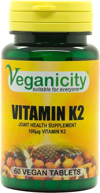 Vitamin K2 (MK-7) 100µg : Bone & Circulation Health Supplement : 60 Tablets, in a Planet-Friendly 99% Recycled Pot