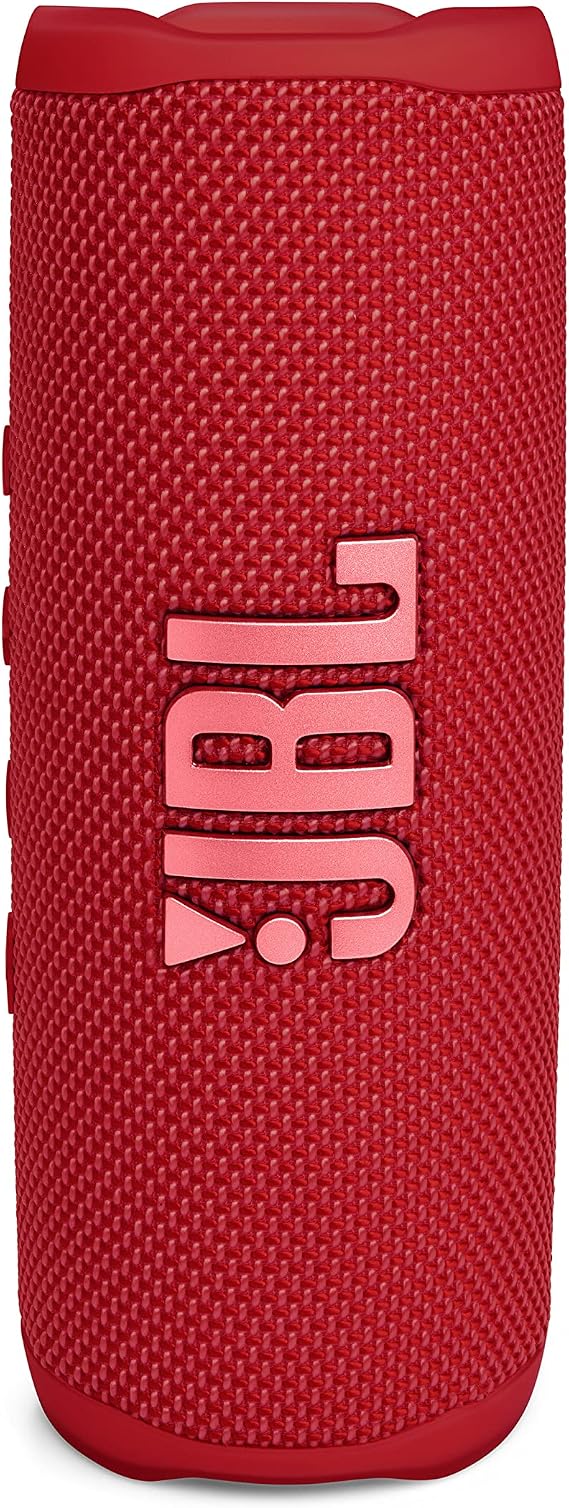 JBL FLIP6 Bluetooth Speaker 2-Way Speaker Configuration/USB C Charging/IP67 Dustproof and Waterproof/Passive Radiator/Portable Red JBLFLIP6RED
