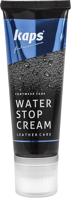 Kaps Waterproofing Shoe Cream For Leather Boots, Sponge Applicator, Many Colors