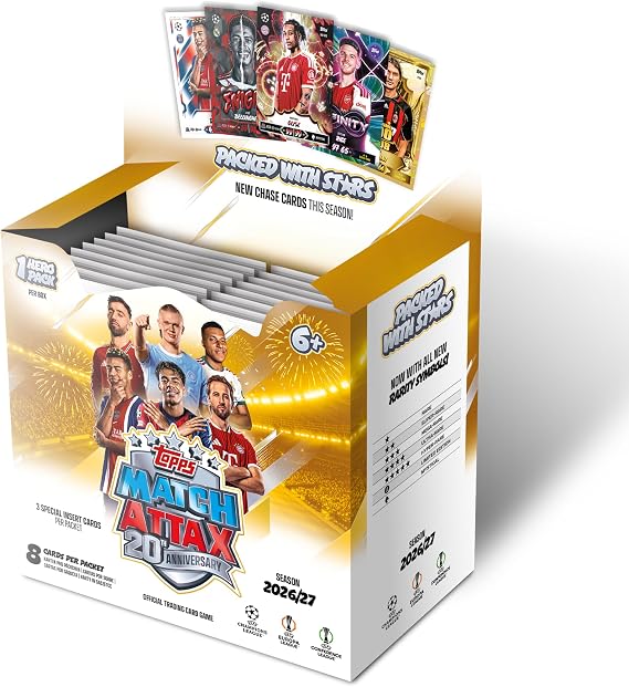 Topps Match Attax UCC 2026/27 - Full Box
