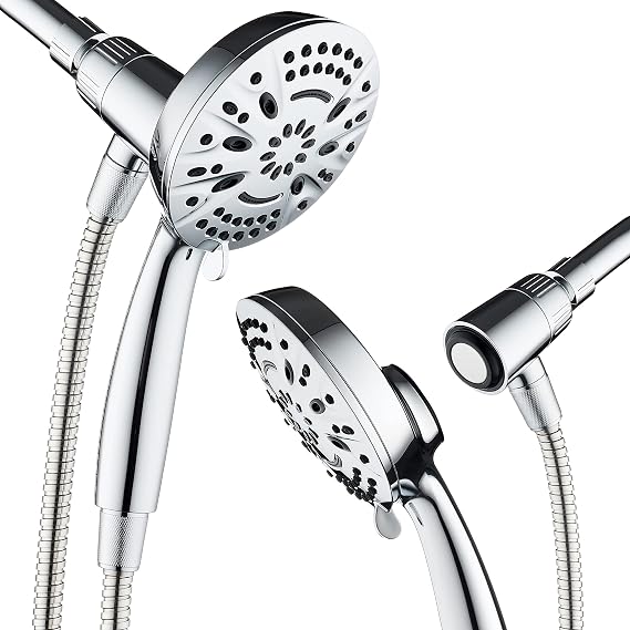 AquaDance New Magnetic Docking 8-setting High Pressure Handheld Shower Head