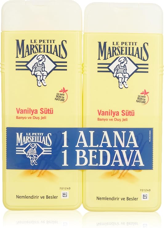 Le Petit Marseillais Vanilya Sütü Duş Jeli 400 Ml x 2 adet