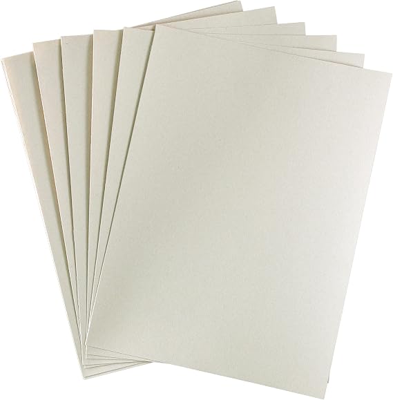 Uart Sanded Pastel Art Paper, Off-White, 9" x 12" Paper, Grit #320, 10 Sheet Pack