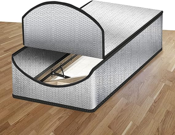 Eapele Attic Stairs Insulation Cover Tent Premium Energy Saving, 25x54x11 for Pull Down Stairs, Double Bubble Reflective Radiant Barrier Reflects 95% of Radiant Heat