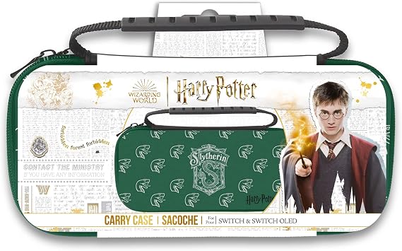 Freaks and Geeks Wizarding World Harry Potter 299253b Slim Case for Nintendo Switch, Slytherin, Green