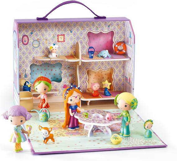 Djeco- Tinyli Bluchka & Indie House Dolls and Figures (36952)