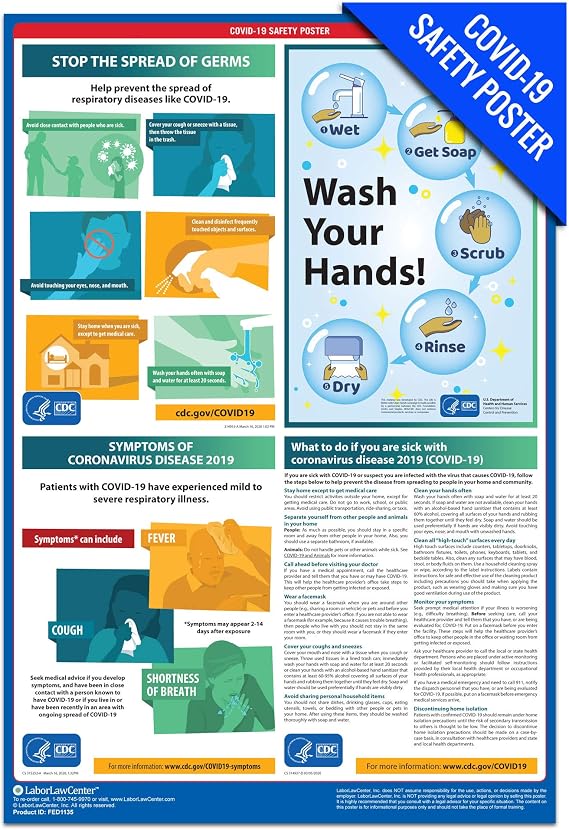COVID-19 Safety Poster for the Workplace