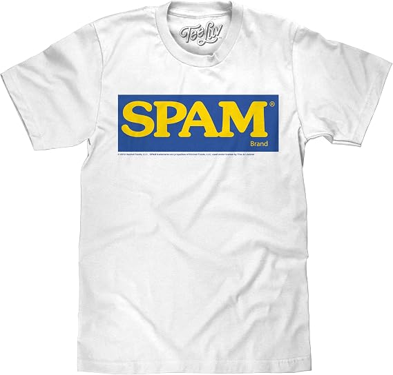 Tee Luv Men's SPAM Food Logo T-Shirt